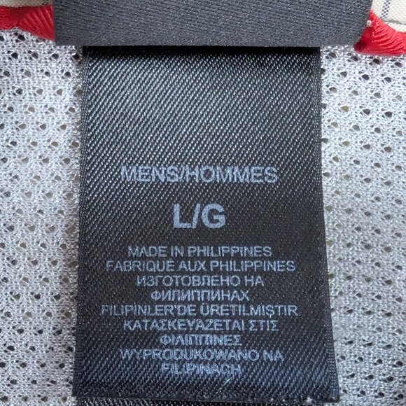 The North Face Men's Plaid Yellow and Tan Short Sleeve Button-Up Shirt - Picture 9 of 11